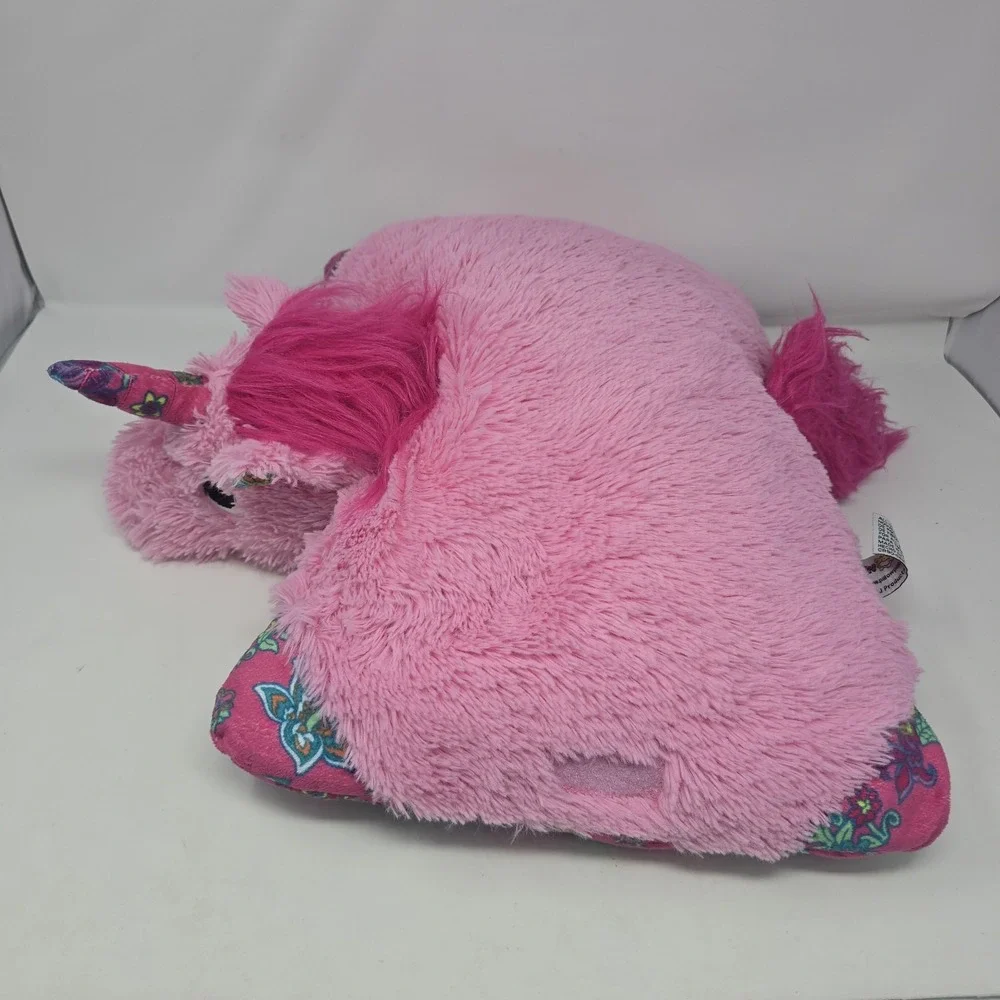 Pillow Pets Colorful Pink Unicorn - 18" Stuffed Animal Plush Toy - Picture 5 of 12